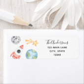 外部空間差出人住所 ラベル (インサイチュ)