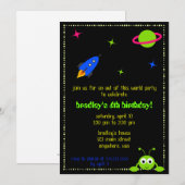 外部空間招待状 招待状 (正面/裏面)