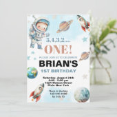 外部空間最初の誕生日 招待状 (スタンド正面)