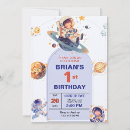 外部空間最初の誕生日 招待状