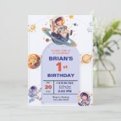 外部空間最初の誕生日 招待状 (スタンド正面)