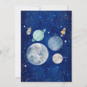 外部空間最初の誕生日 招待状 (裏面)