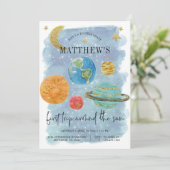 外部空間最初の誕生日 招待状 (スタンド正面)