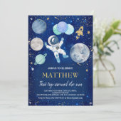 外部空間最初の誕生日 招待状 (スタンド正面)