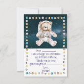 外部空間誕生日サンキューカード サンキューカード (正面)