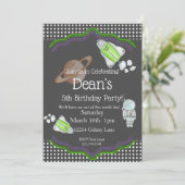 外部空間誕生日招待状 招待状 (スタンド正面)