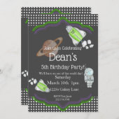 外部空間誕生日招待状 招待状 (正面/裏面)