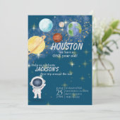 外部空間誕生日招待状 招待状 (スタンド正面)