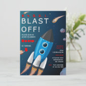 外部空間誕生日招待状 招待状 (スタンド正面)