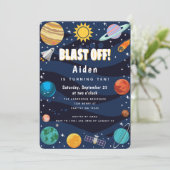 外部空間誕生日 招待状 (スタンド正面)