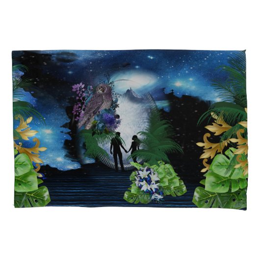 外部空間銀河系 枕カバー (正面左)