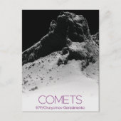 外部空間，システ太陽のム，コスモス，彗星， 67P ポストカード (正面)
