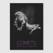 外部空間，システ太陽のム，コスモス，彗星， 67P マグネット招待状 (正面)