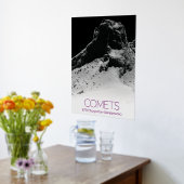 外部空間，システ太陽のム，コスモス，彗星， 67P 箔ポスター (レイダウン (キッチン))