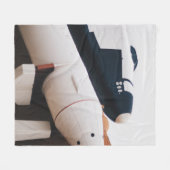 外部空間 フリースブランケット (正面(横))