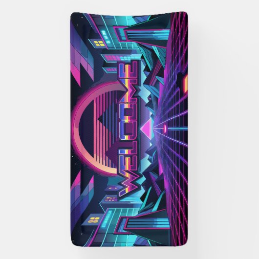 外部空間 横断幕 (縦)