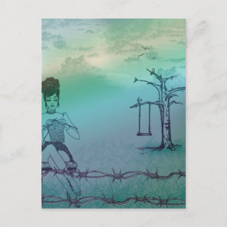 外部編み物ポストカード2 ポストカード