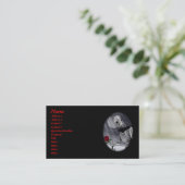 外部美しいプロファイルカード 名刺 (スタンド正面)