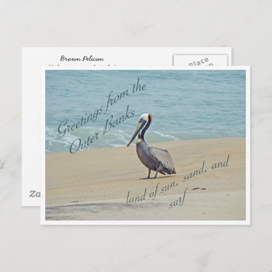 外部銀行からの挨拶OBX NC ポストカード (正面/裏面)