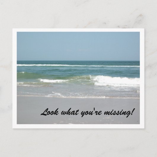 外部銀行ポストカード海シーン ポストカード (正面)