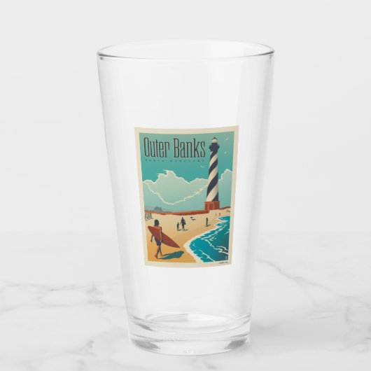 外部銀行 | ノースカロライナ タンブラーグラス (正面)
