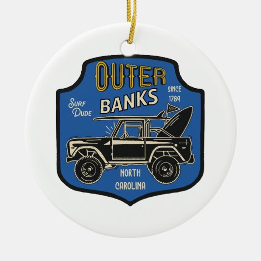 外部銀行NCバッジ セラミックオーナメント (正面)