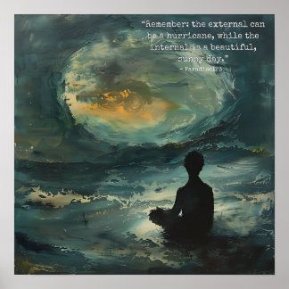 外部 vs 内部 (ドア 1040) ポスター