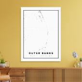 外銀の地図 キャンバスプリント (インサイチュ (リビング))