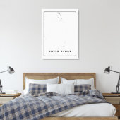 外銀の地図 キャンバスプリント (インサイチュ (寝室))