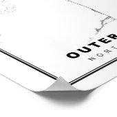 外銀の地図 ポスター (角)