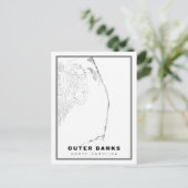 外銀の地図 ポストカード (スタンド正面)