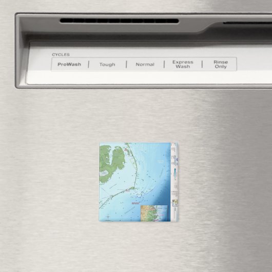 外銀の地図 マグネット (インサイチュ (食洗機))