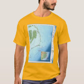 外銀の地図 Tシャツ (正面)