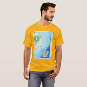 外銀の地図 Tシャツ (正面フル)