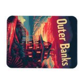 外銀の旅行広告 マグネット (横)