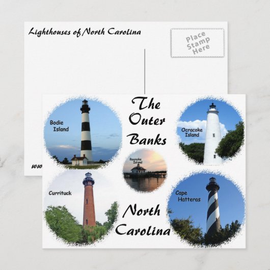 外銀の灯台 ポストカード (正面/裏面)