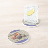 外銀の貝殻からの挨拶 コースター (側面)