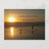 外銀行日の出:  これらの銀行は24時間を開けます! ポストカード (正面)