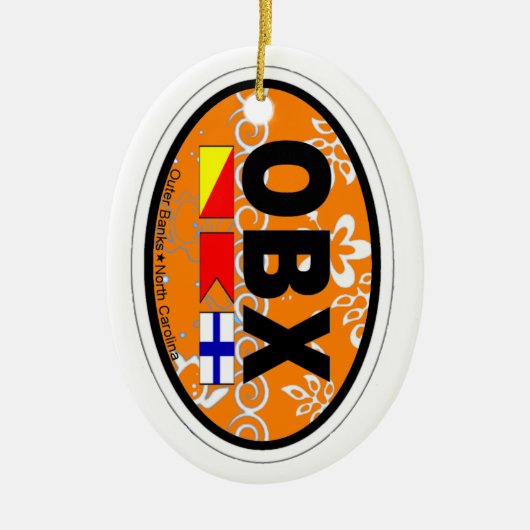 外銀行 セラミックオーナメント (正面)