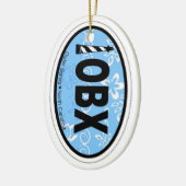 外銀行 セラミックオーナメント (左)