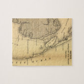 外銀行(1862年)のヴィンテージの地図 ジグソーパズル (横)