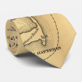 外銀行(1862年)のヴィンテージの地図 ネクタイ (ロール)