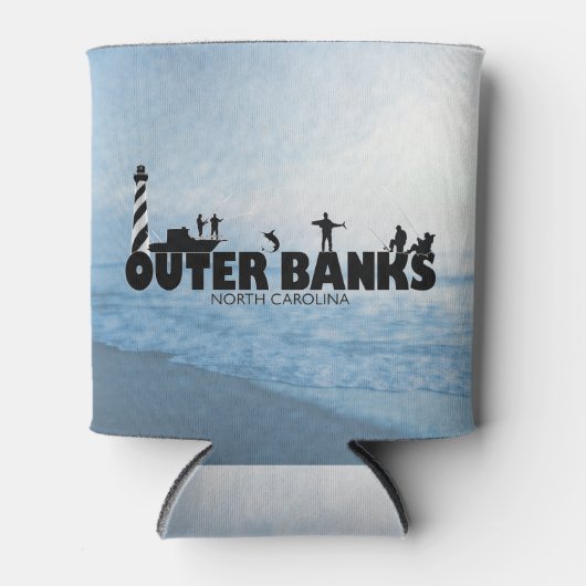 外銀「魚釣り」 缶クーラー (正面)