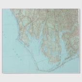 外銀NCの地図(1993) ラッピングペーパー (フラット)