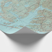 外銀NCの地図(1993) ラッピングペーパー (角)