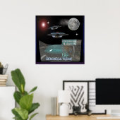 外陸道路ポスター ポスター (ホームオフィス)