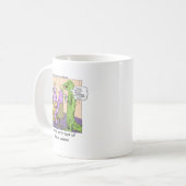 外食の初期の時代 楽しいギフト&Tシャツ コーヒーマグカップ (正面左)