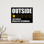 外 – あまりにも人々。推奨しない ポスター (キッチン)