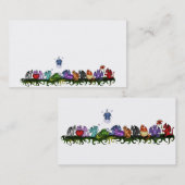 多くのかわいいドラゴンの名刺 名刺 (正面/裏面)