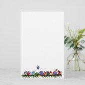 多くのかわいいドラゴン 便箋 (スタンド正面)